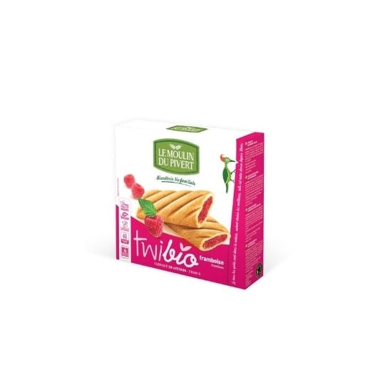 Twibio Fourre Framboise 150g - Moulin Du Pivert LE MOULIN DU PIVERT