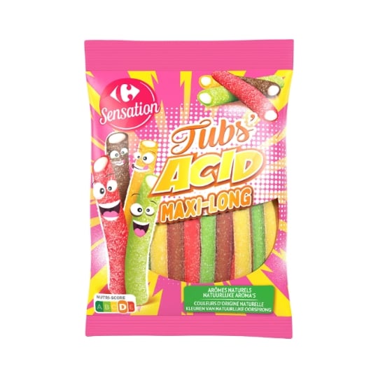 Bonbons Tub's Acid CARREFOUR SENSATION