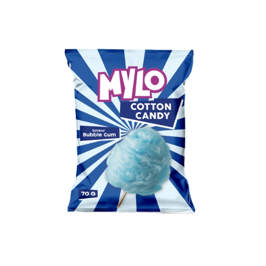 Barbe à Papa Cotton Candy Saveur Bubble Gum MYLO