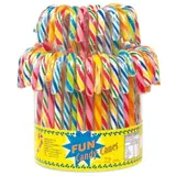 Candy Canes Fruits  Tubo De 1kg (72p-12 8cm) ALLOBONBONS GOURMANDISE