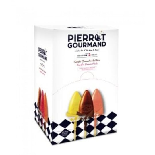 Sucettes Pierrot Gourmand Boite De 100 Assortis PIERRE ET GOURMAND