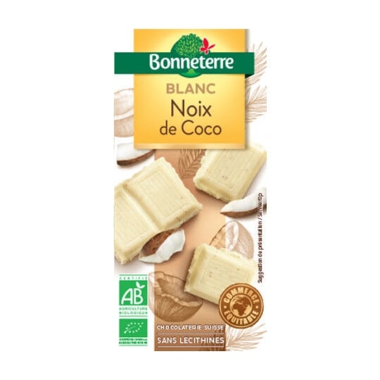 Chocolat Blanc Noix De Coco BONNETERRE