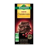 Chocolat Noir Cranberries BONNETERRE