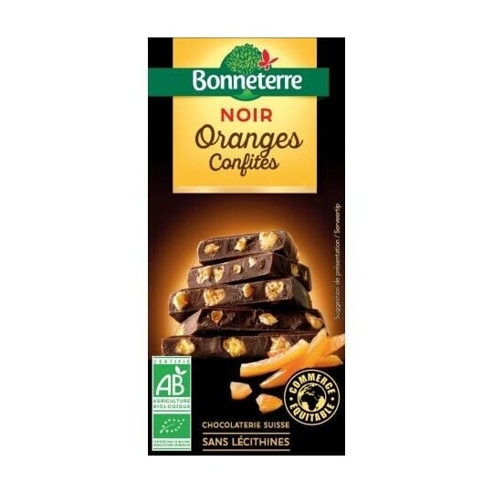 Chocolat Noir Oranges Confites BONNETERRE