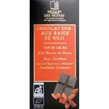 Chocolat Noir 74 Pour Cent Au Goji 100g - Moulin Des Moines MOULIN DES MOINES