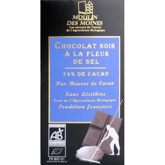 Chocolat Noir Fleur De Sel - Moulin Des Moines MOULIN DES MOINES