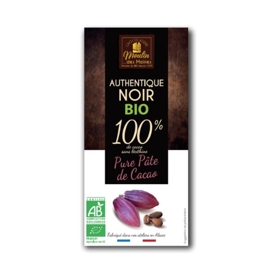Pâte de cacao pure 100% MOULIN DES MOINES MOULIN DES MOINES