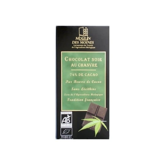 Chocolat Noir Au Chanvre 100g - Moulin Des Moines MOULIN DES MOINES