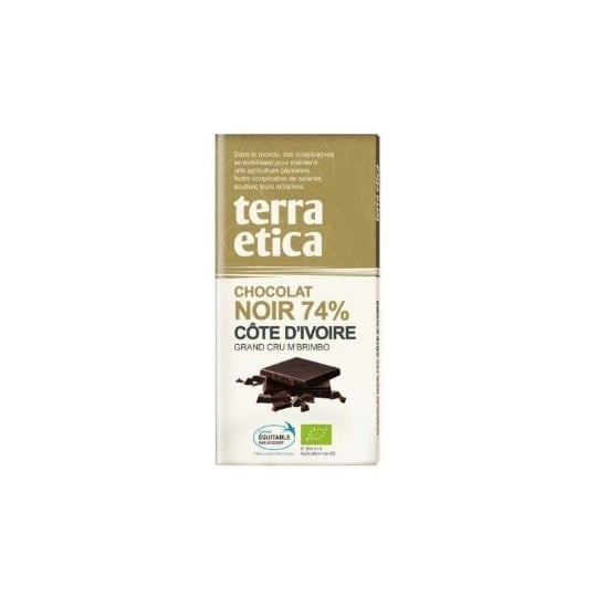 Tablette Chocolat Noir Cote Ivoire 100g - Terra Etica TERRA ETICA