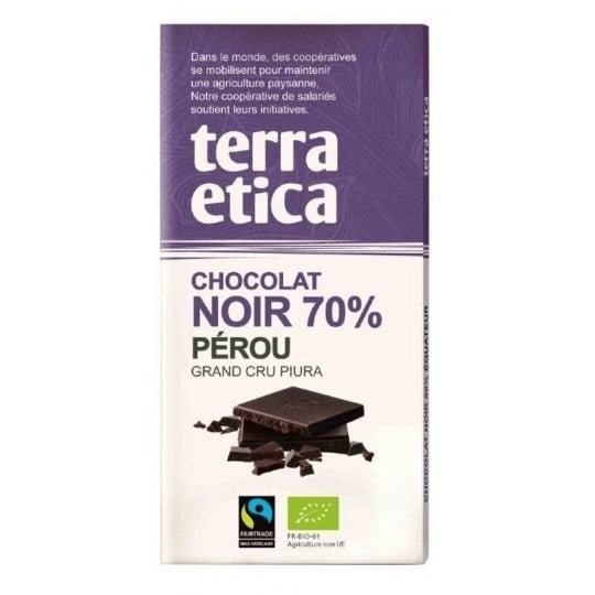 Chocolat Noir Perou 100g - Terra Etica TERRA ETICA
