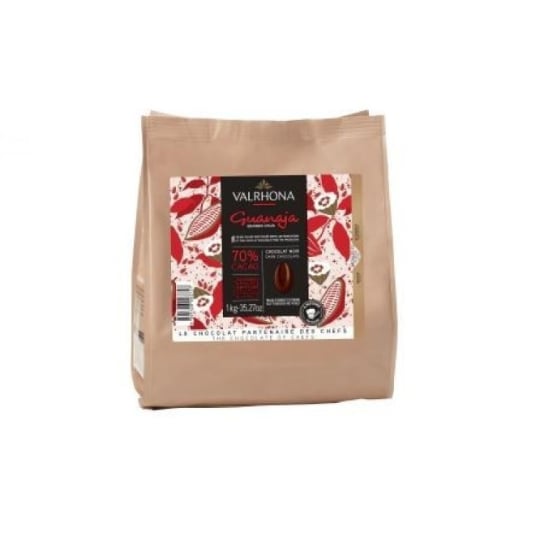 Chocolat Valrhona De Couverture Noir Guanaja 70%  1kg