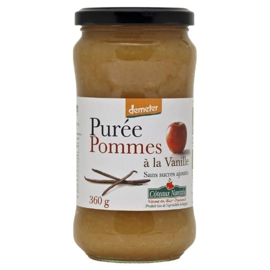 Puree Pomme Vanille Sans Sucre 360g - Coteaux Nantais CÔTEAUX NANTAIS
