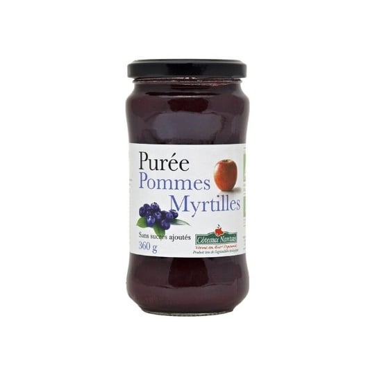 Puree De Pommes Myrtilles 360g - Coteaux Nantais CÔTEAUX NANTAIS
