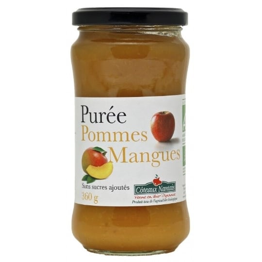 Puree Pomme Mangue Sans Sucre 360g - Coteaux Nantais CÔTEAUX NANTAIS