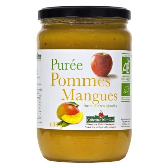Puree Pomme Mangue Sans Sucre 630g - Coteaux Nantais CÔTEAUX NANTAIS