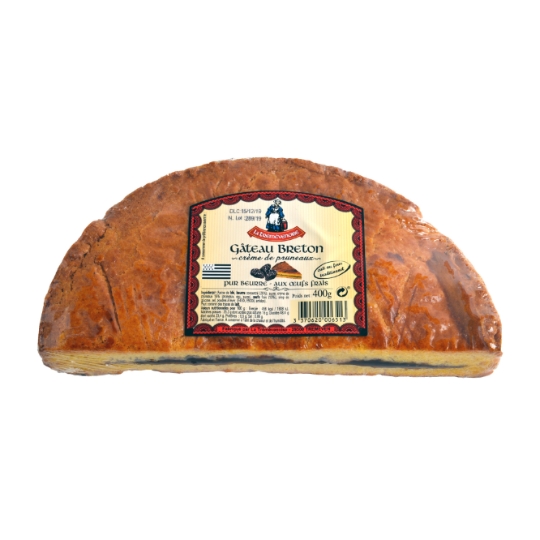Gâteau Breton Crème de Pruneaux Pur Beurre aux Œufs Frais LA TREMEVENOISE