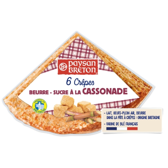 Crêpe Beurre Sucre à la Cassonade PAYSAN BRETON