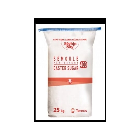 Sucre Semoule Pâtissière 400  25kg BÃ‰GHIN-SAY