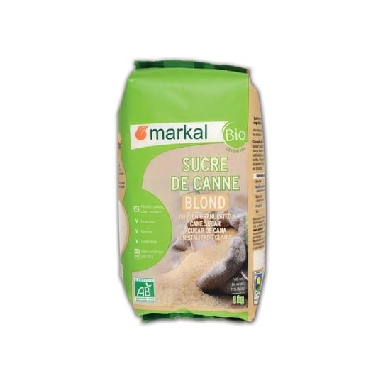 Sucre Blond De Canne 1kg Cc - Markal MARKAL
