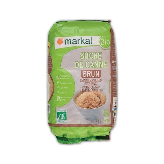 Sucre Brun De Canne 1kg - Markal MARKAL