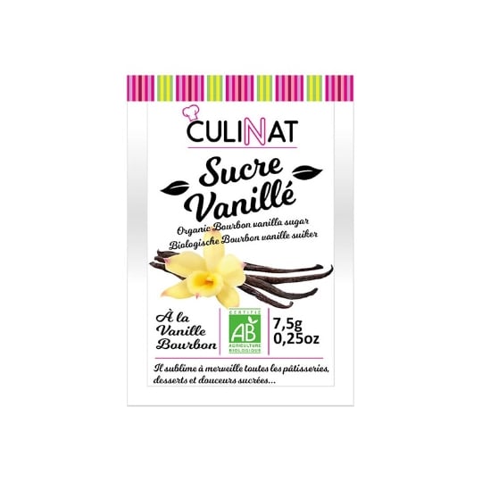 Sucre Vanille Bourbon 8x7.5g - Culinat
