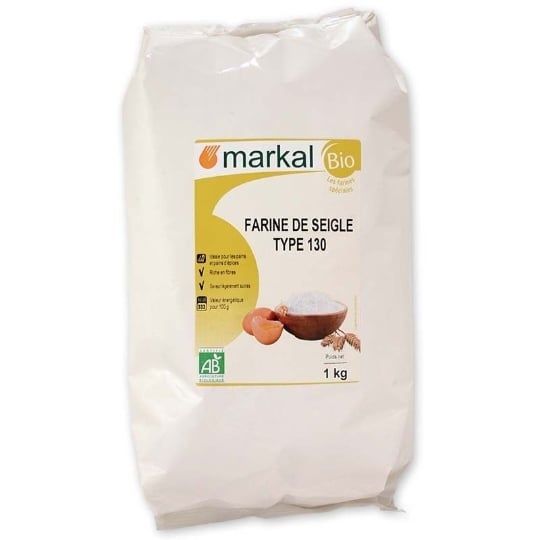 Farine De Seigle T130 1kg - Markal MARKAL