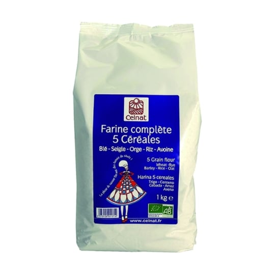 Celnat - Farine 5 Céréales 1 Kg