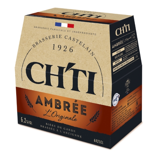 Bière Ambrée de Garde 6,2% CH'TI