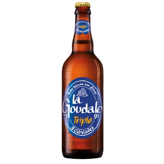 Bière Blonde Triple 3 Céréales 9% LA GOUDALE