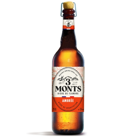 Bière Ambrée de Dégustation de Flandre 7,5% 3 MONTS
