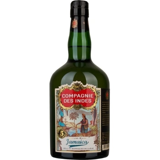 Compagnie Des Indes - Jamaica - 5 Ans - Rhum - 40.0 % Vol. - 70 Cl