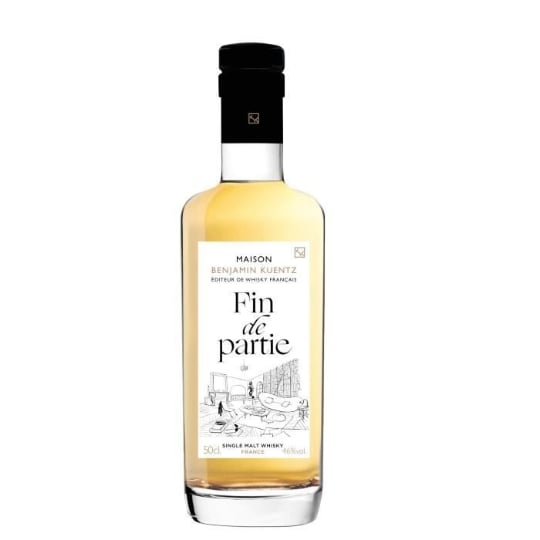 Whisky Français -  Benjamin Kuentz Fin De Partie - 46% Single Malt 50 Cl