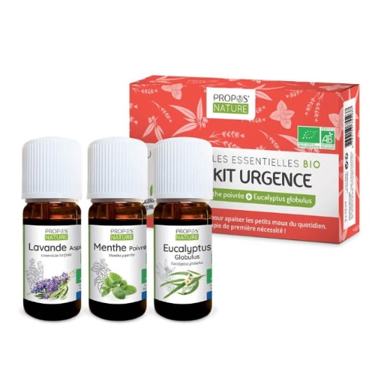 Aroma'kit Urgence - 3 Huiles Essentielles Bio PROPOS'NATURE