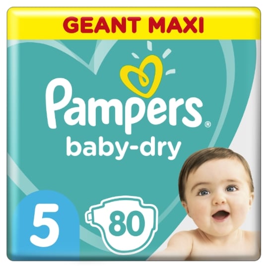Couches Bébé Taille 5 11-18kg Baby-dry PAMPERS PAMPERS