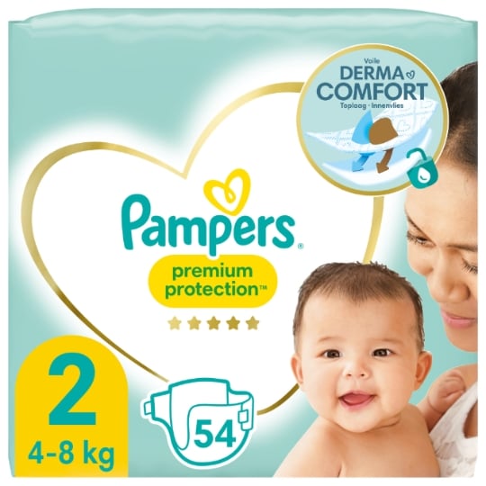 Couches Bébé Taille 2 4-8kg Premium Protection PAMPERS PAMPERS