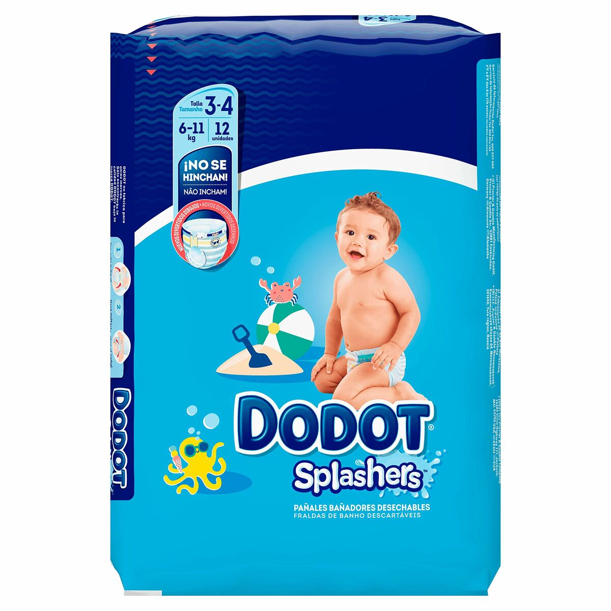 Couches Dodot Splashers 3 6-11 Kg DODOT