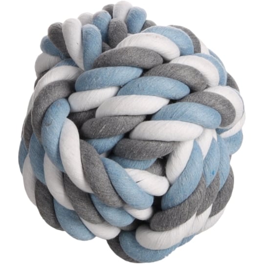 Jouet Balle Nouée Bleu Xxl Ø 20 Cm Pour Chien FLAMINGO