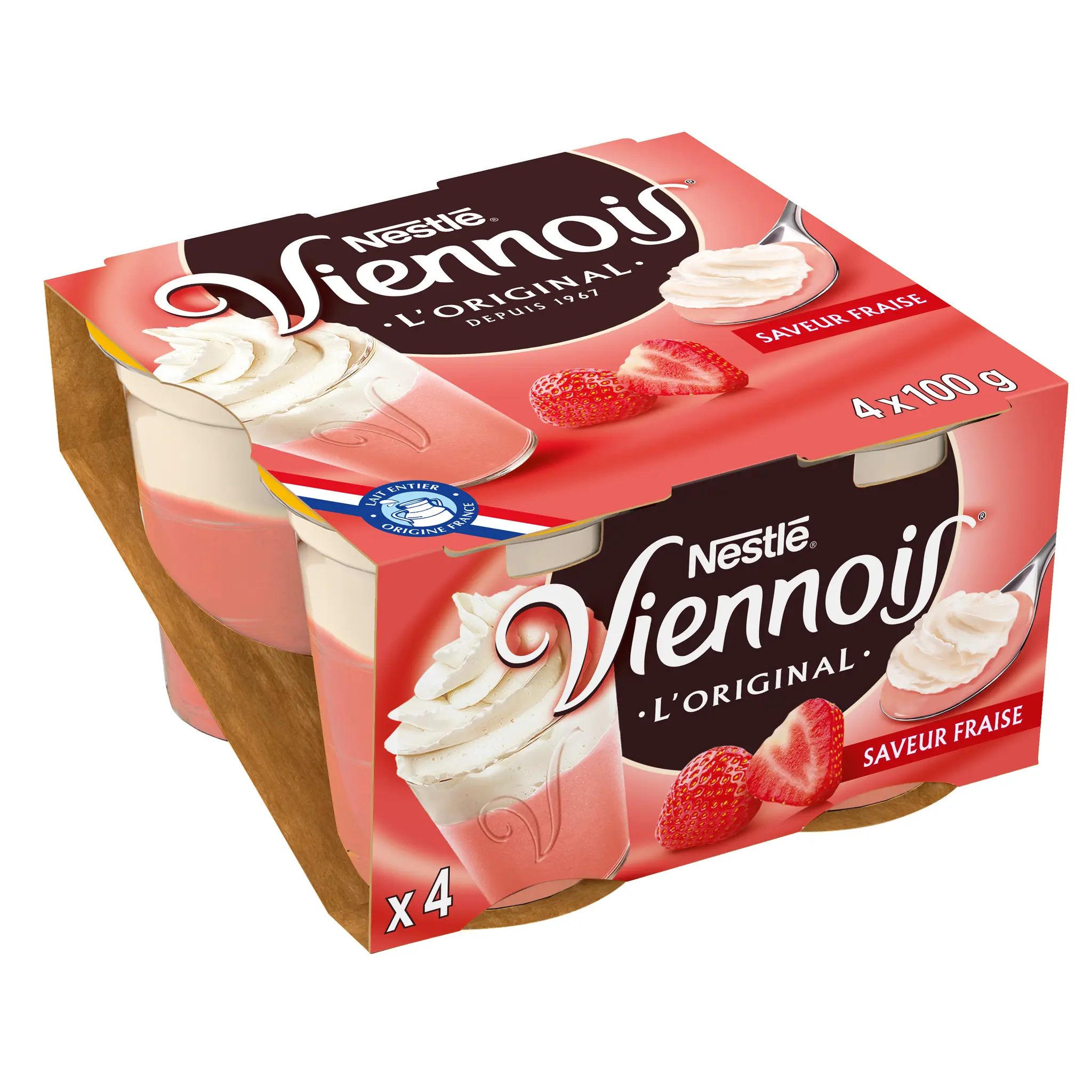 VIENNOIS Liégeois à la fraise