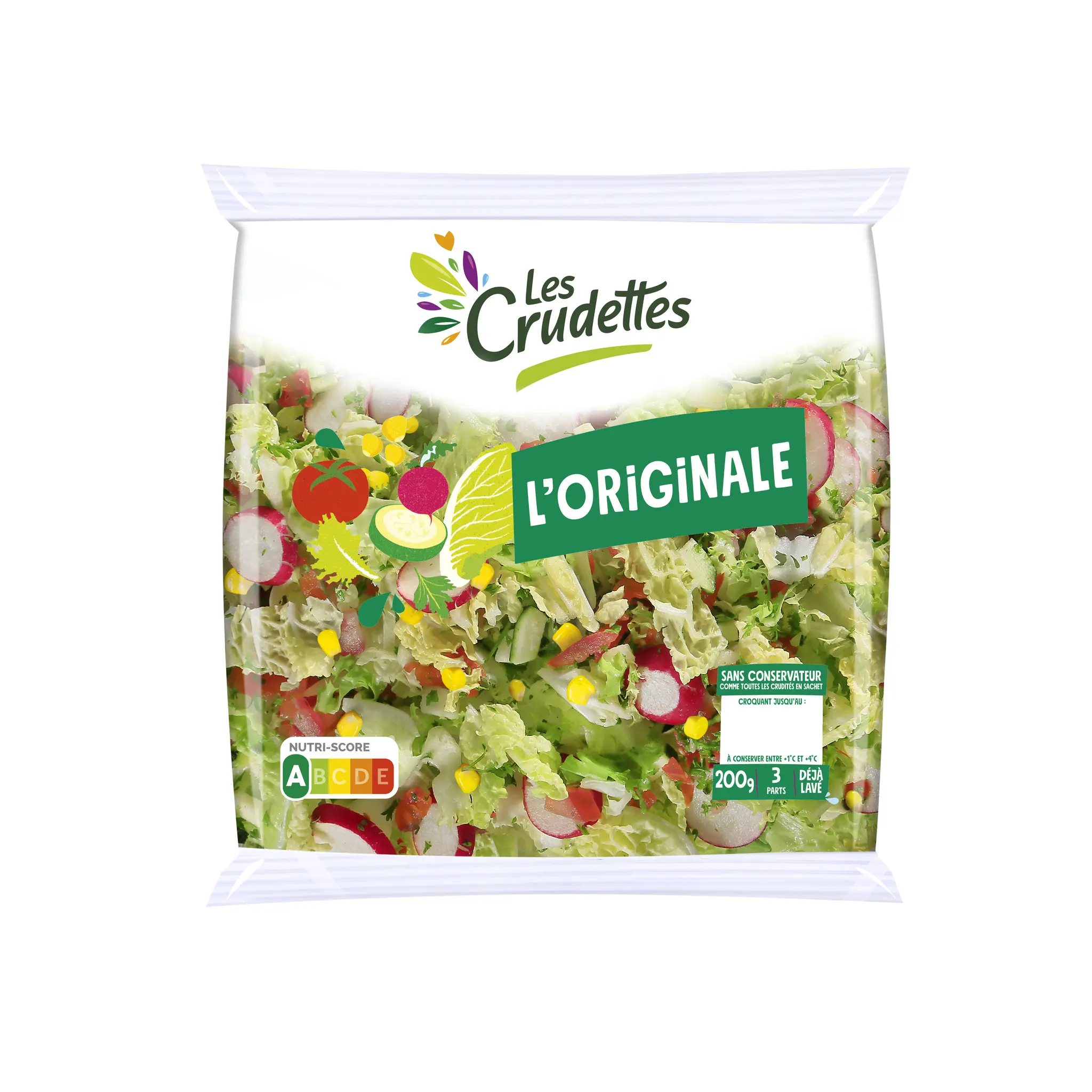 LES CRUDETTES Salade l'originale