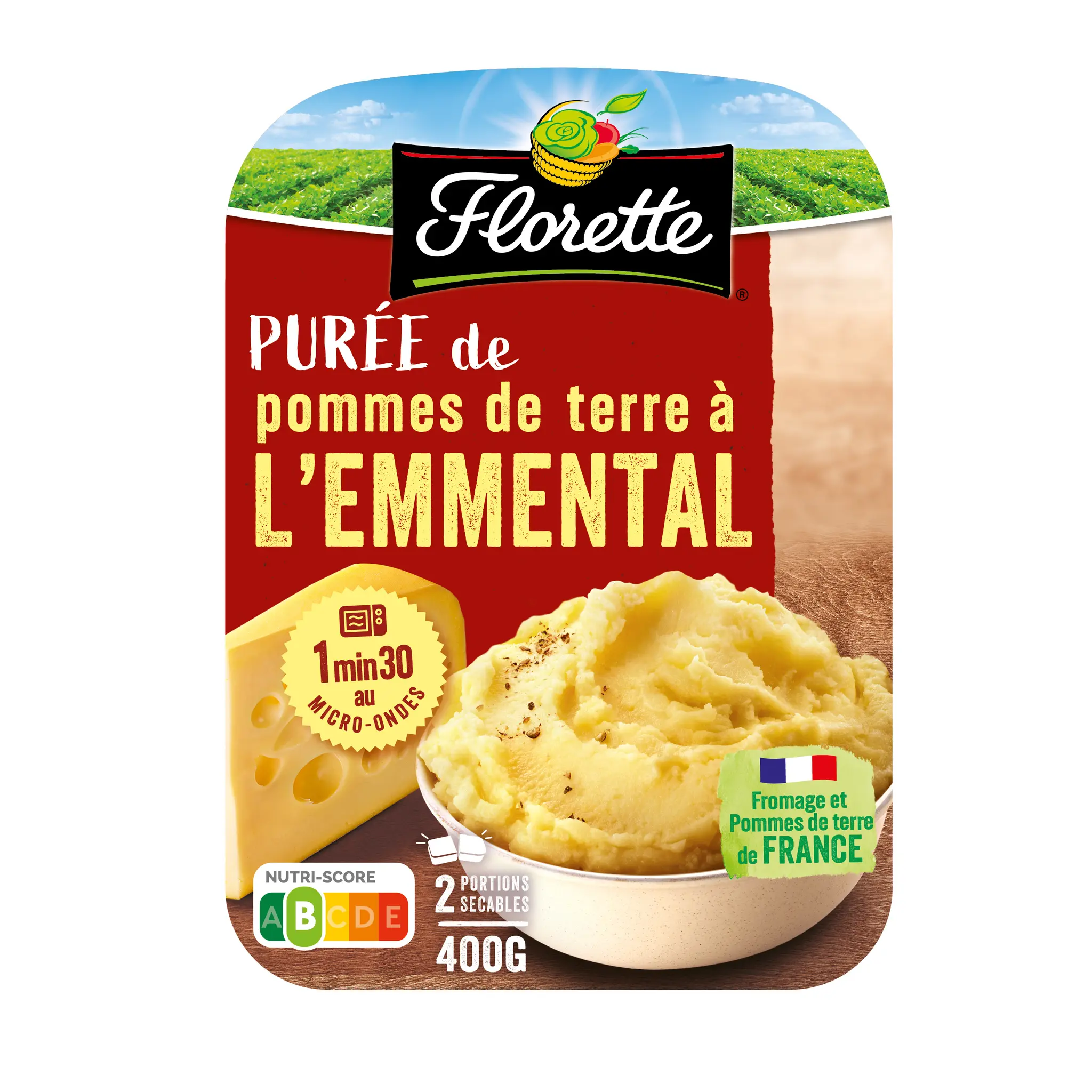 FLORETTE Purée de pommes de terre à l'emmental