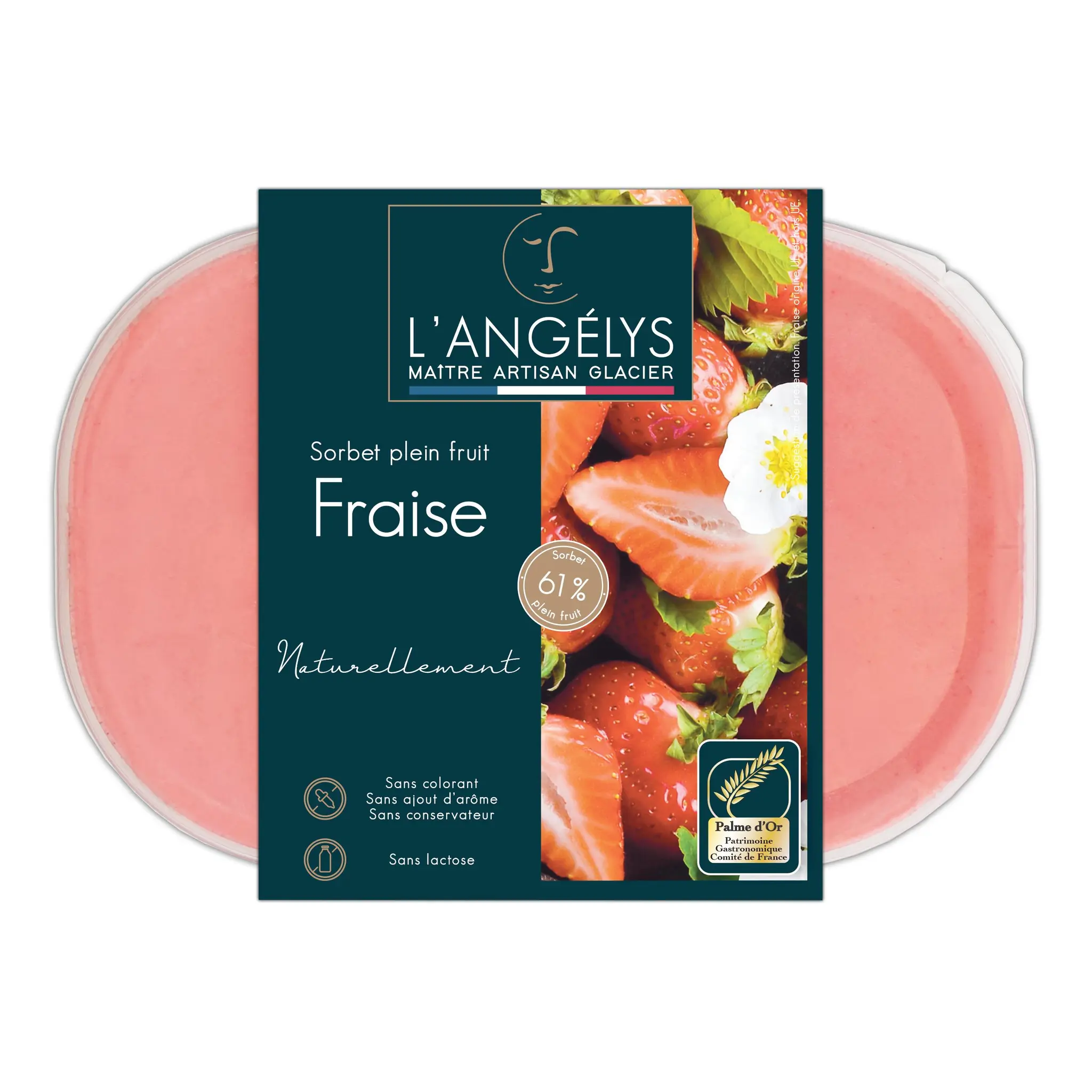 L'ANGELYS Sorbet à la fraise