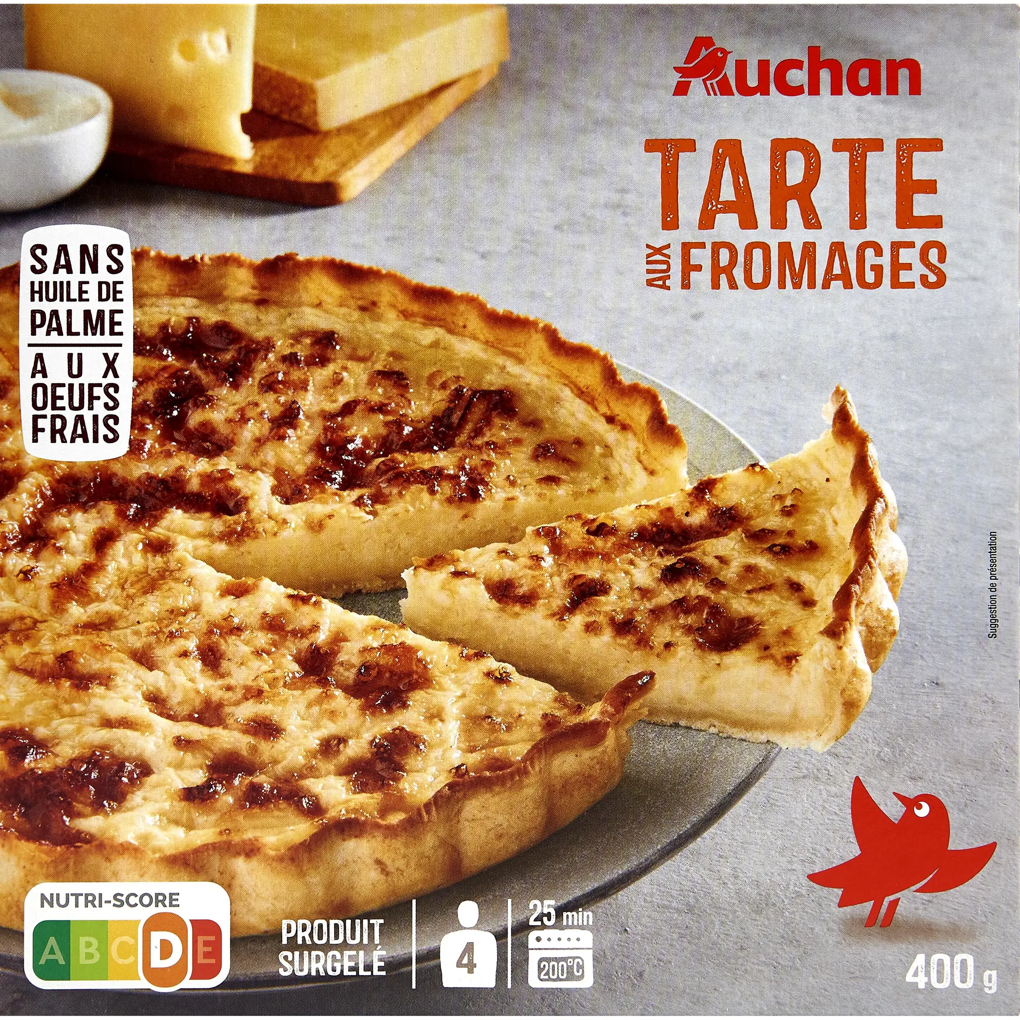 AUCHAN Tarte aux fromages