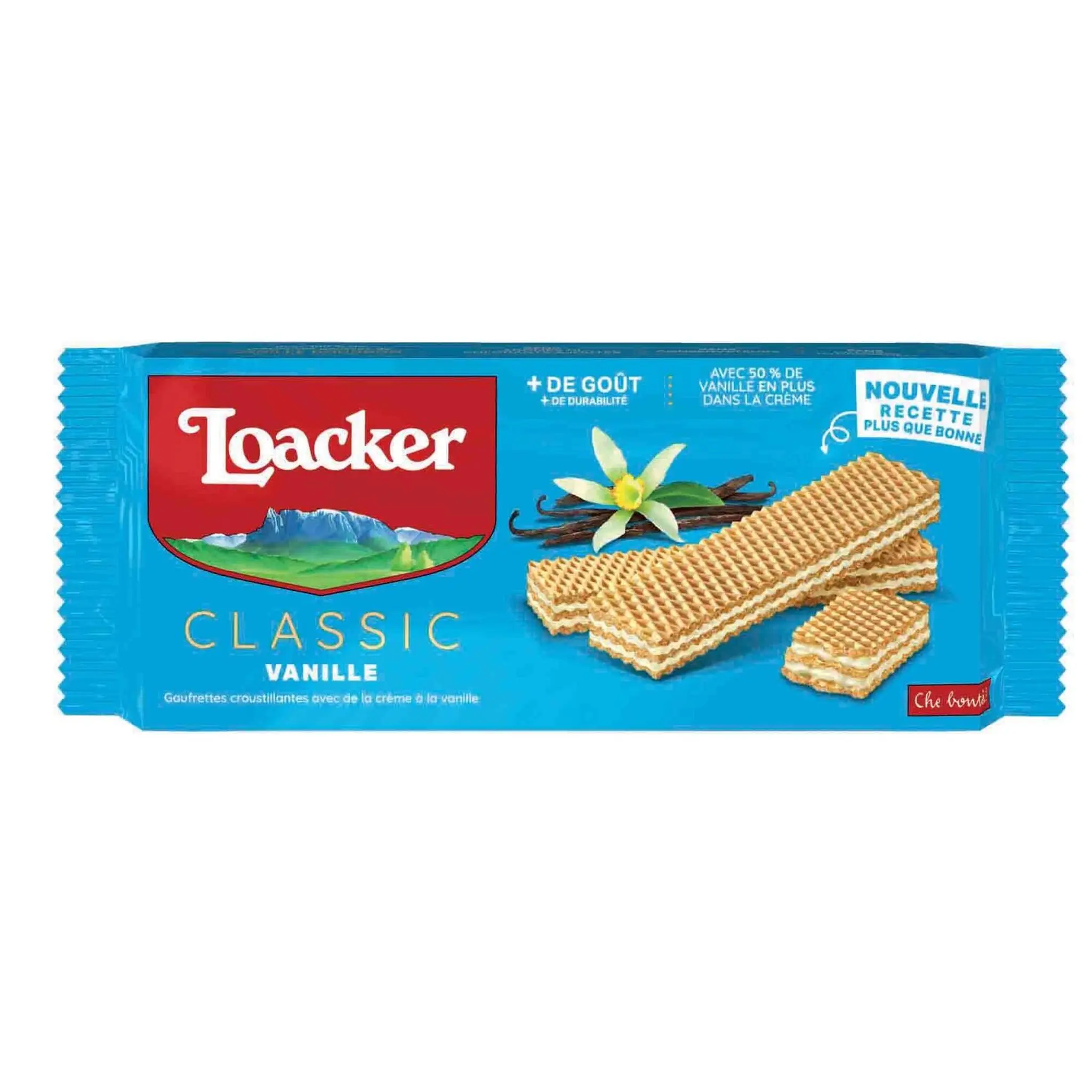 LOACKER Gaufrettes croustillantes fourrées à la crème vanille
