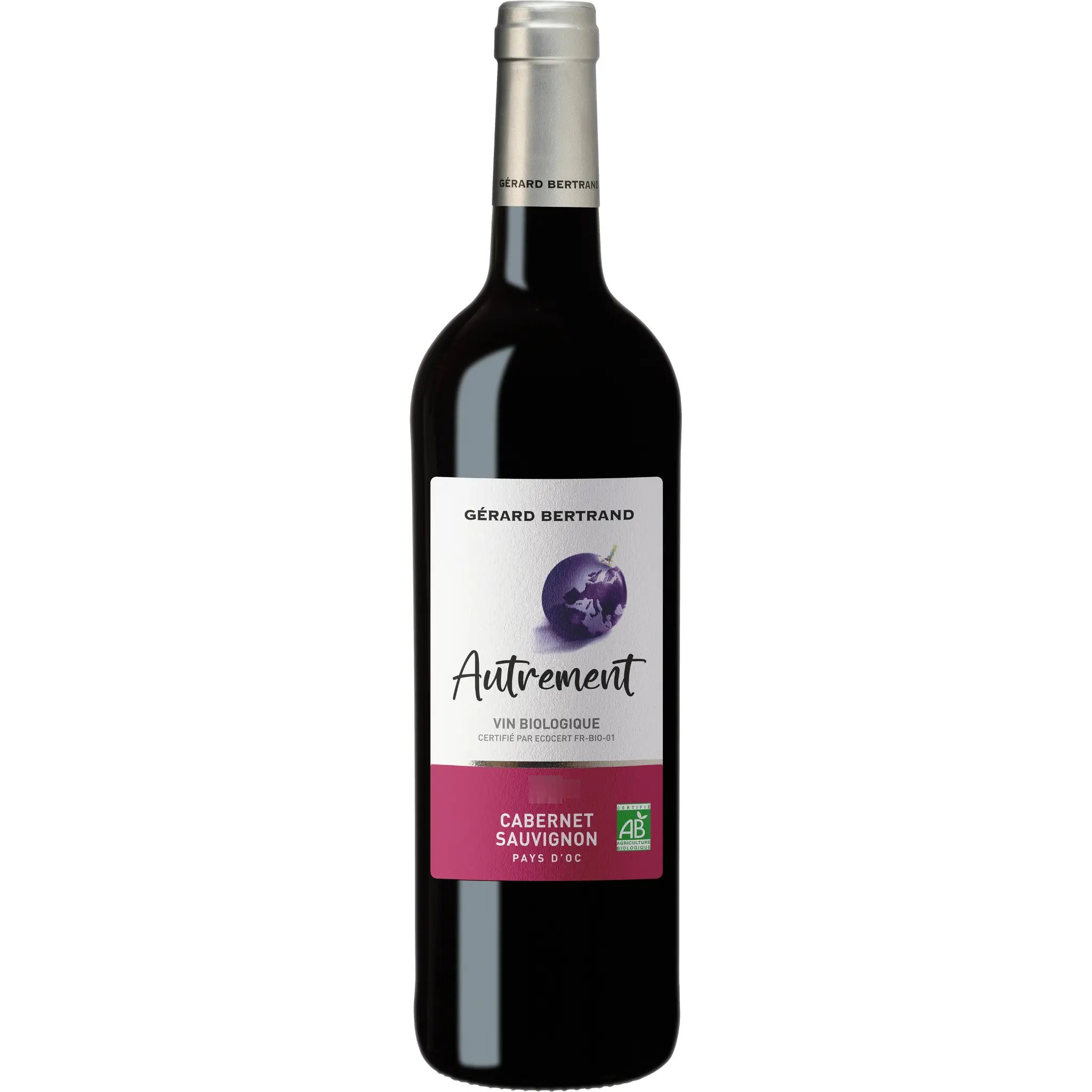 GERARD BERTRAND IGP Pays-d'Oc Cabernet-sauvignon bio Autrement rouge