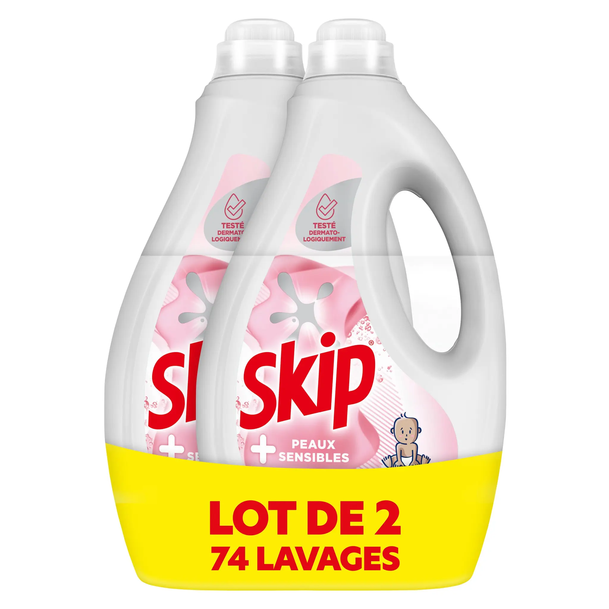 SKIP Lessive liquide peaux sensibles