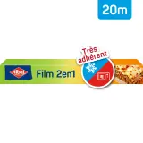 ALBAL Film alimentaire étirable réfrigérateur et micro-ondes 20m