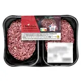 Auchan Collection Steaks Hachés Charolais 12%mg, 2x125g
