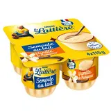 La laitière Semoule au lait saveur vanille, 4x115g