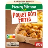 Fleury Michon Poulet Rôti et Frites, 1 Part - 280g