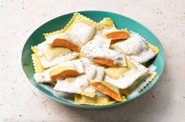 Raviolis au butternut & sauce parmesan, Frichti (500 g)